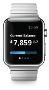 Apple Watch with Banking