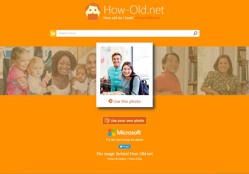 Microsoft Age Guessing Software