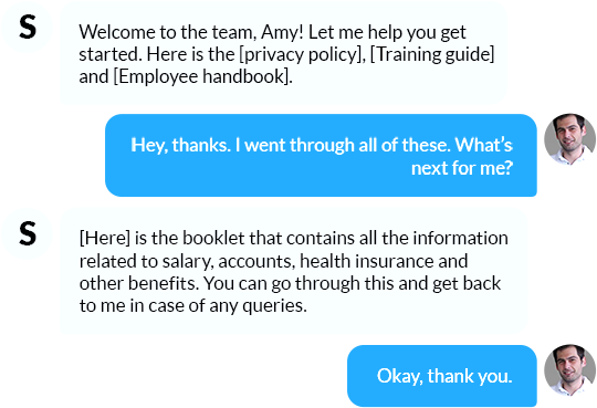 Making new employees feel comfortable with bot-driven onboarding