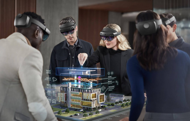 Mixed reality in commercial Property management