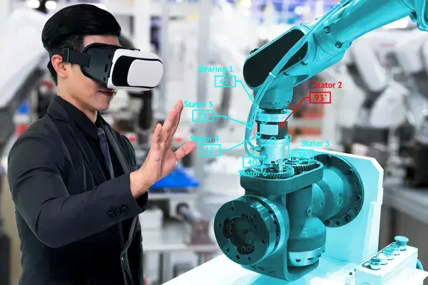 Virtual reality for industrial training