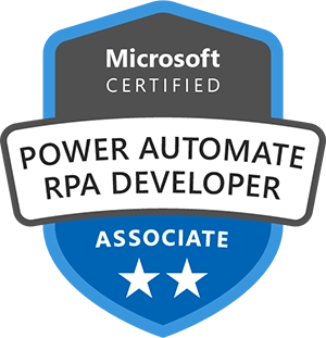 Certified Power Automate RPA Developer Badge