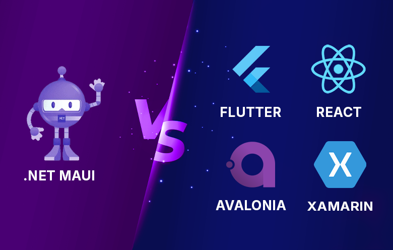 MAUI vs Flutter vs React vs Avalonia vs Xamarin: A detailed comparison