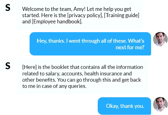 Making new employees feel comfortable with bot-driven onboarding
