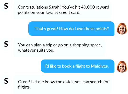 Reward customers through offers and loyalty points